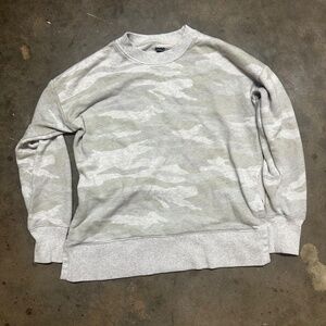 aerie camo crewneck